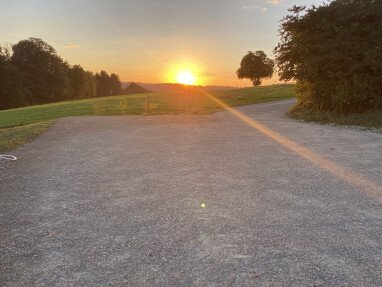 Sonnenuntergang am Stellplatz